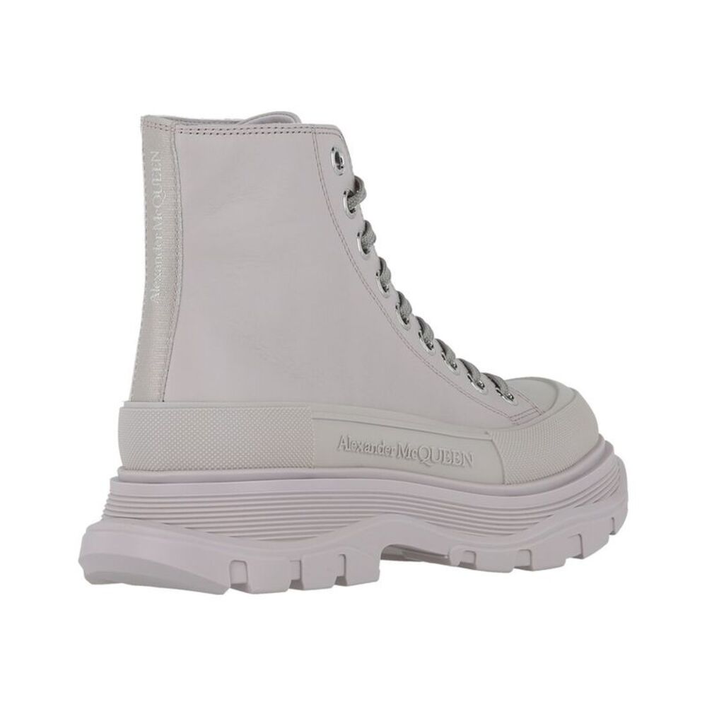 Alexander Mcqueen Tread Slick Leather High-Top Sneaker - Picture 2 of 3